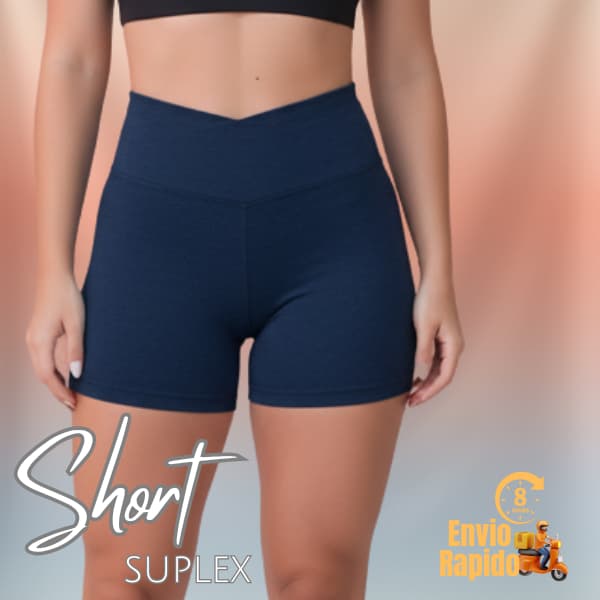 Shorts Curto Suplex Fitness Feminino Academia Moda Casual Confortável