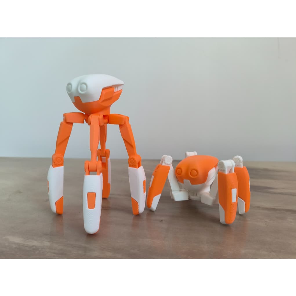Aranha Dummy 13 Robô Quadrúpede Articulado Brinquedo Decoração - Impressão 3D