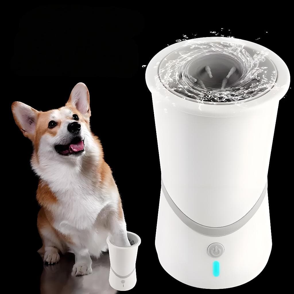 Lavador de Pés Automático USB para Animais - Banheira Prática para Higiene Completa dos Pés Z2