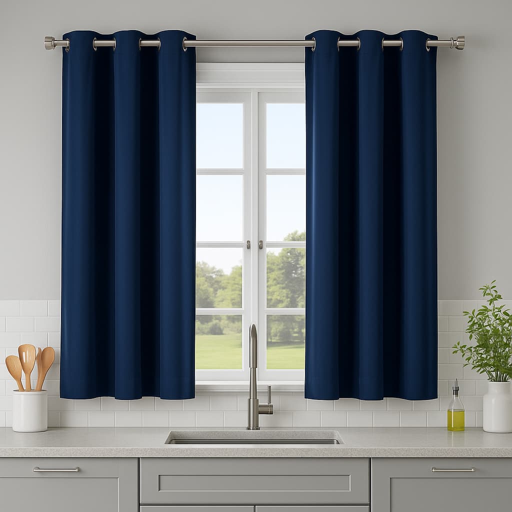 Cortina Blackout PVC 100% – Diversos Tamanhos | Bloqueia Totalmente a Luz | Cozinha Quarto e Sala