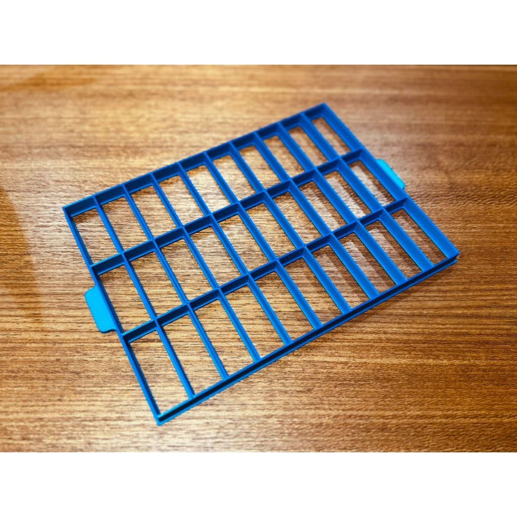 Marcador de Fatia para Bolo 5,0 x 2,0 cm | Forma 20,0 x 15,0 cm | 30 cavidades