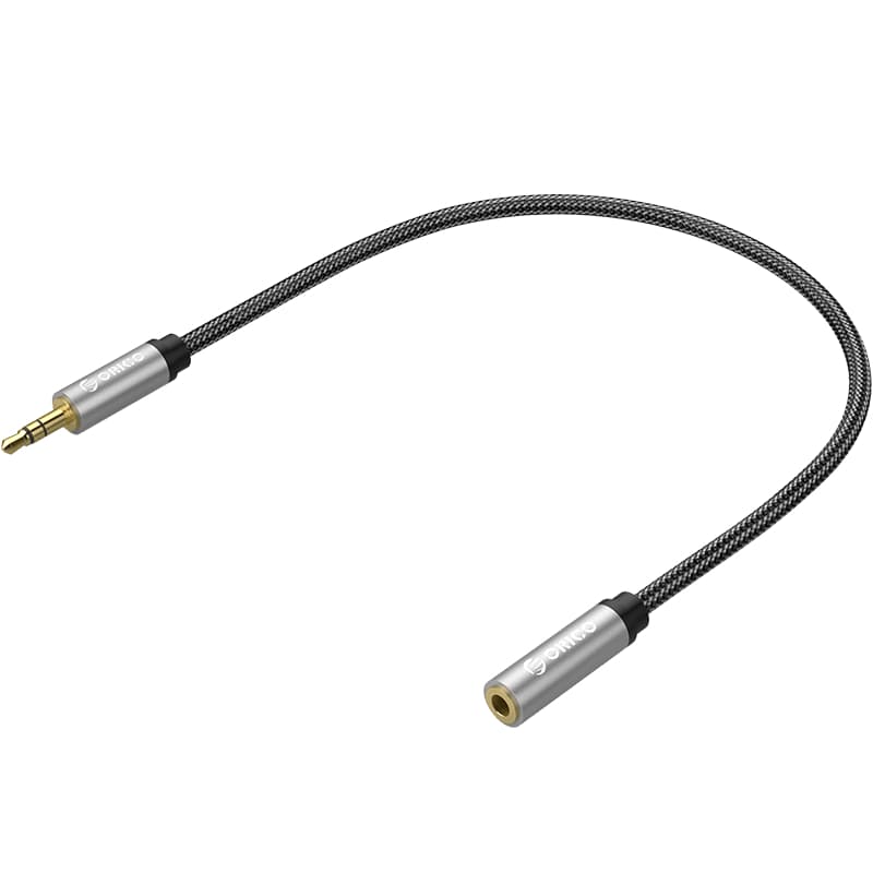 Orico - Cabo Áudio Extensor P2 3.5mm AM-MF3 Macho x Fêmea Áudio Premium Nylon Trançado