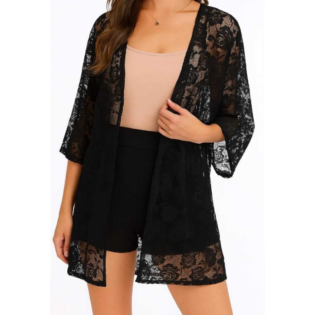 kimono Renda várias cores