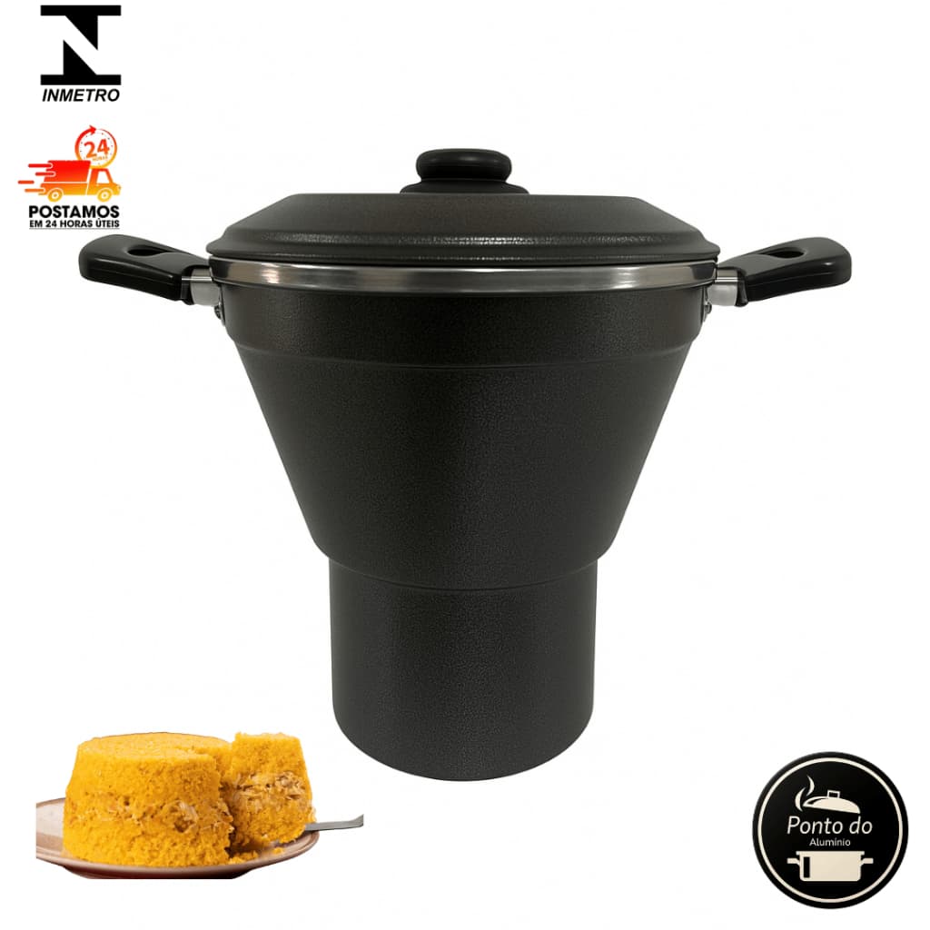 Cuscuzeiro Individual Grande – Prático e Fácil de Limpar
