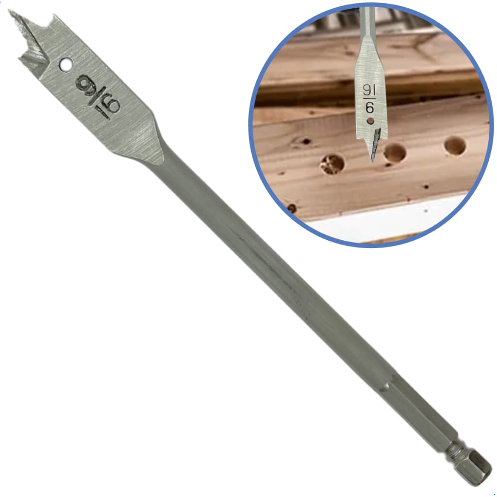 Broca chave Chata Para Madeira 9/16 Marceneiro Carpinteiro chave chata de 14mm de aço carbono outix