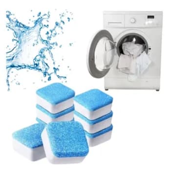 KIT 6/10/15 Pastilhas para Limpeza Máquinas de Lavar Roupas Efervescentes Multifuncional Limpador