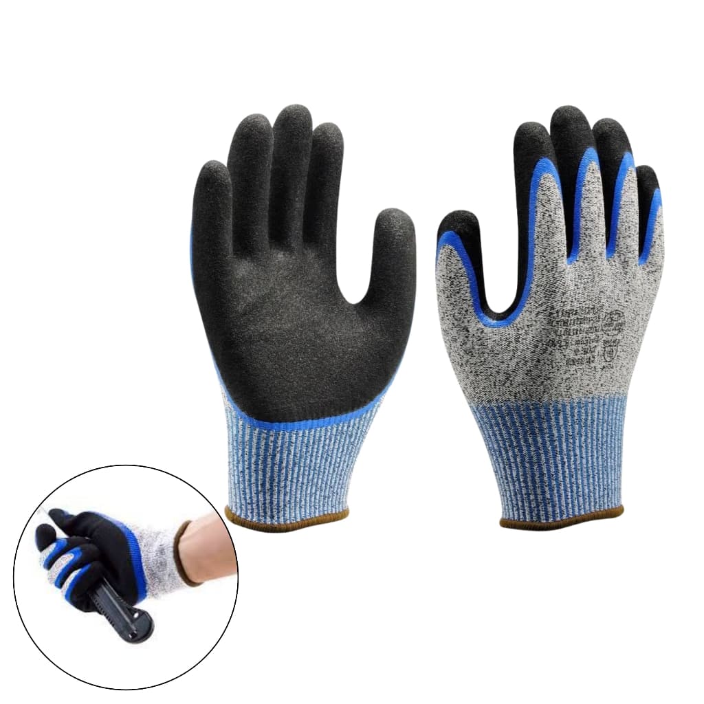 Luva Anti Corte C/ Banho Nitriilico Ss1007 Tam P/M