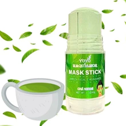 Máscara De Chá Verde Yoyomaquiamor Remover Cravos Anti-Acne Hidratante Beleza Pele Facial Clean Mask Stick