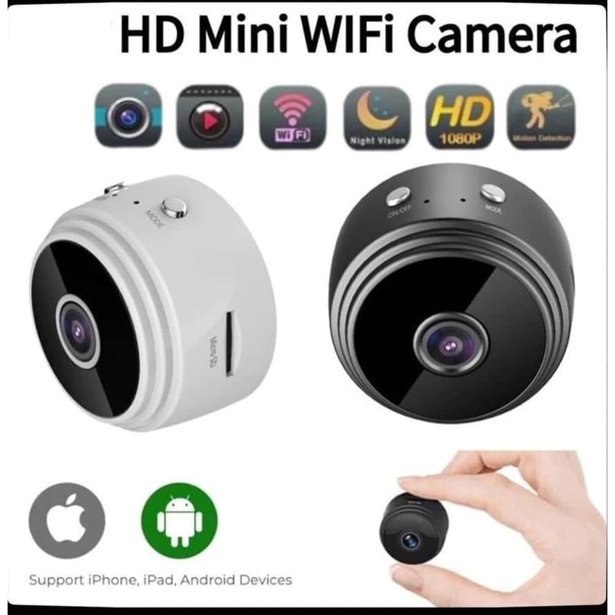 Mini Câmera A9 Câmera de segurança doméstica 1080P HD Night WIFI Câmera de segurança externa para ambientes externos