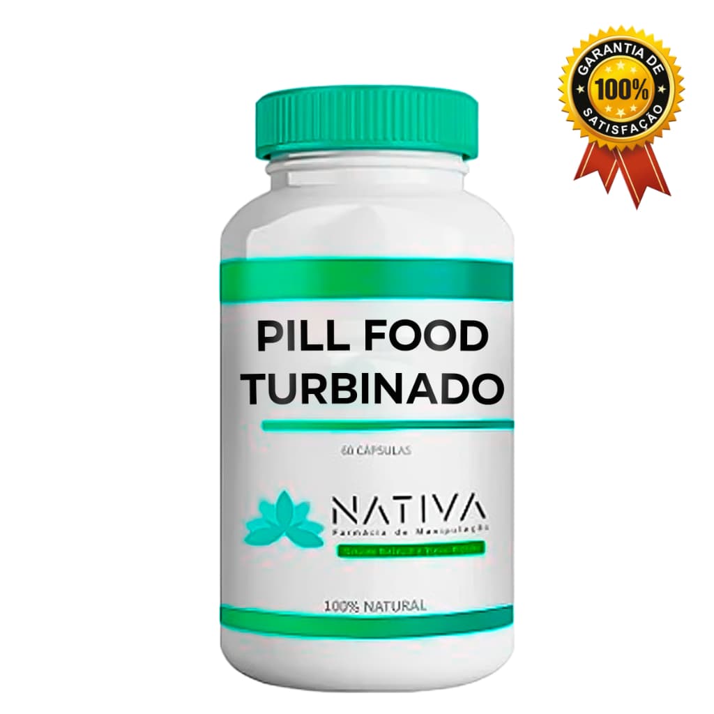 Pill Food Turbinado Vitaminas Cuidados Com Pele E Cabelo
