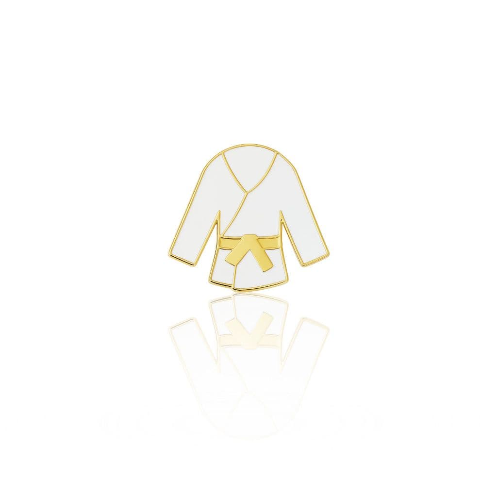 Pin Broche Kimono Lutador Artes Marciais Personalizado Roupas Oriental Jiu Jitsu Luta Karate Judo Botton Lapela Metal