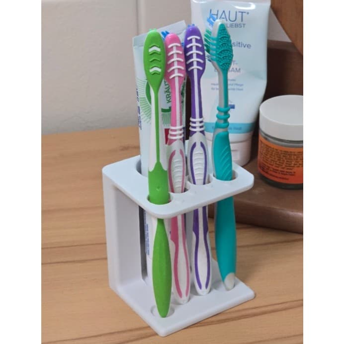 Suporte Porta organizador para escovas de dentes e pasta de dentes, organizador de pia