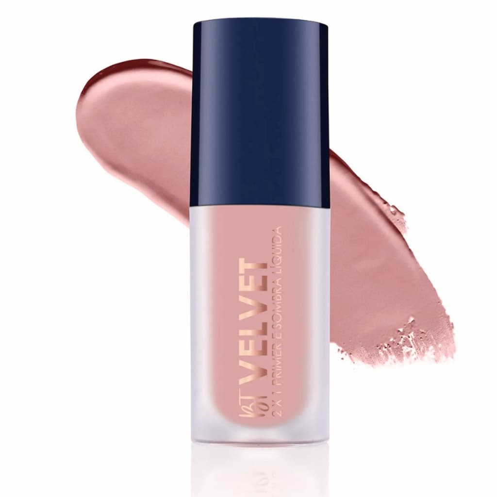 Bruna Tavares BT Velvet 2x1 Sombra Líquida e Primer Multifuncional Cor Pale