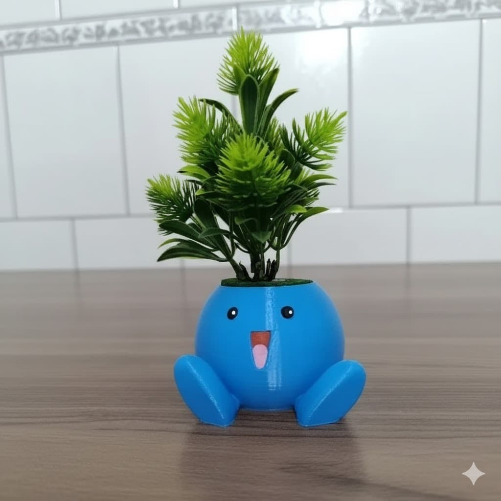 Vaso para Suculentas Pokemon Oddish Feliz