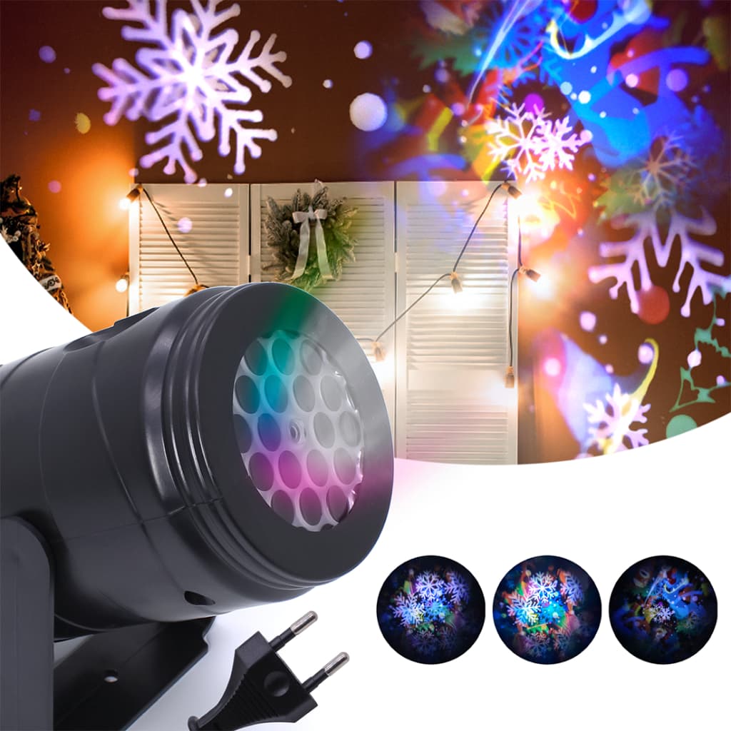 Projetor Led Decoração Natal Desenhos Natalinos Jardim 886 Laser