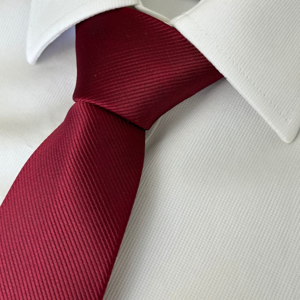 Gravata Marsala Riscadinha Slim e Semi Slim Masculina Para Padrinhos de Casamento
