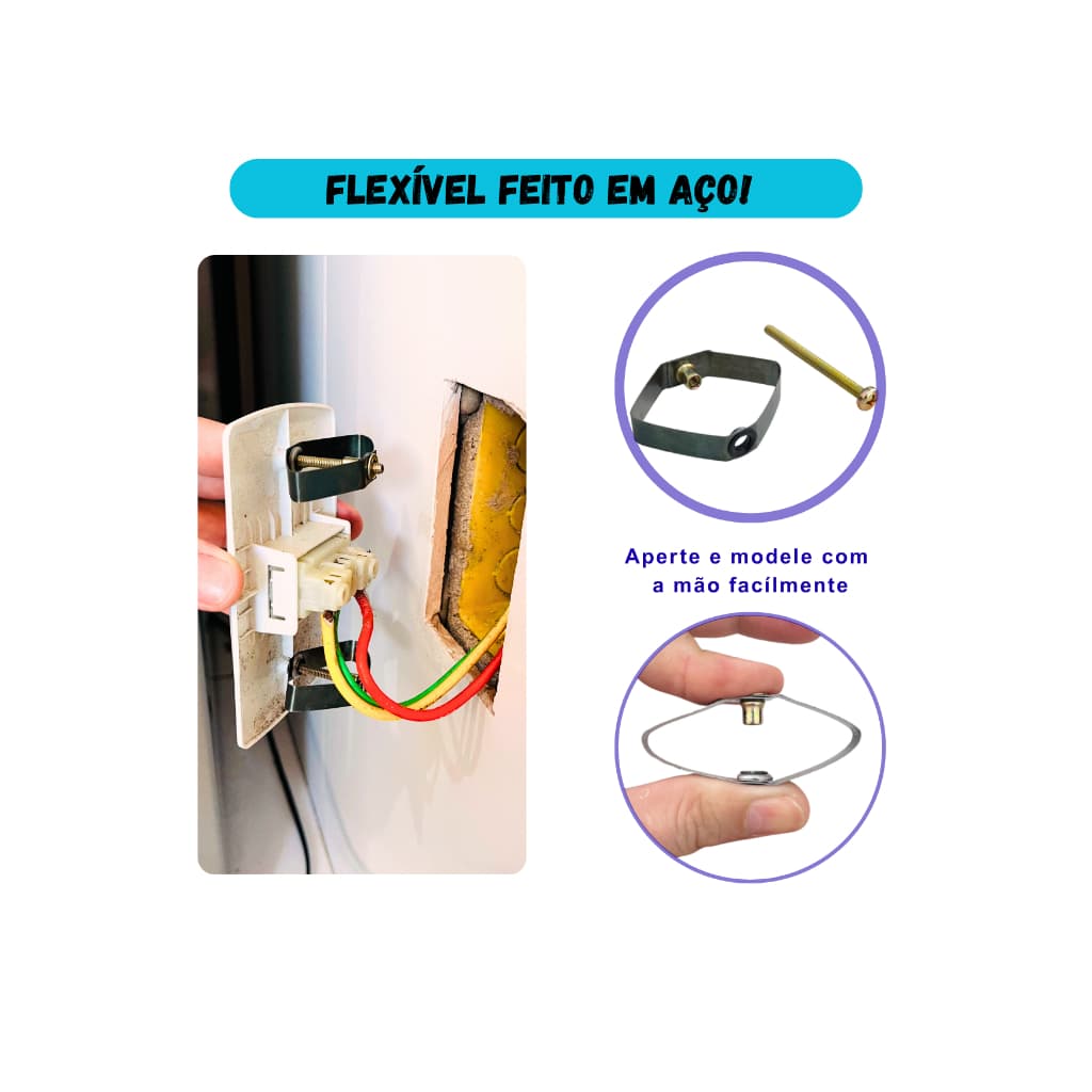 20 un. Reparo de Caixinha de Luz Salva Abas Quebradas