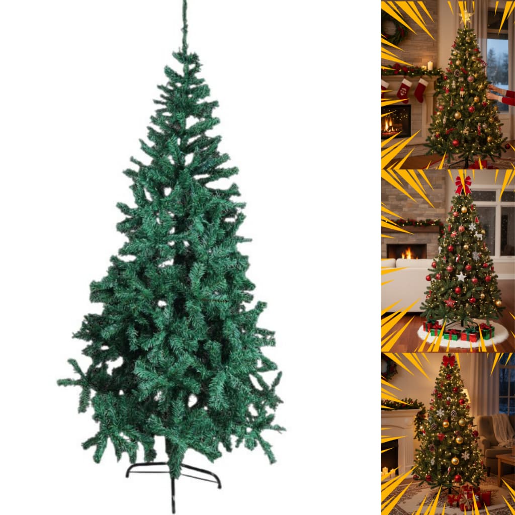Árvore De Natal Pinheiro Artificial Verde 720 Galhos Cheia Premium1,80m  Natalino Luxuosa Canadense