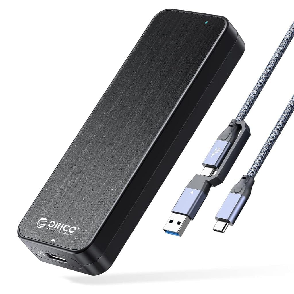 Orico - Case SSD M.2 NVMe HM2-G2 USB 3.2 Gen2 10Gbps com Dissipador