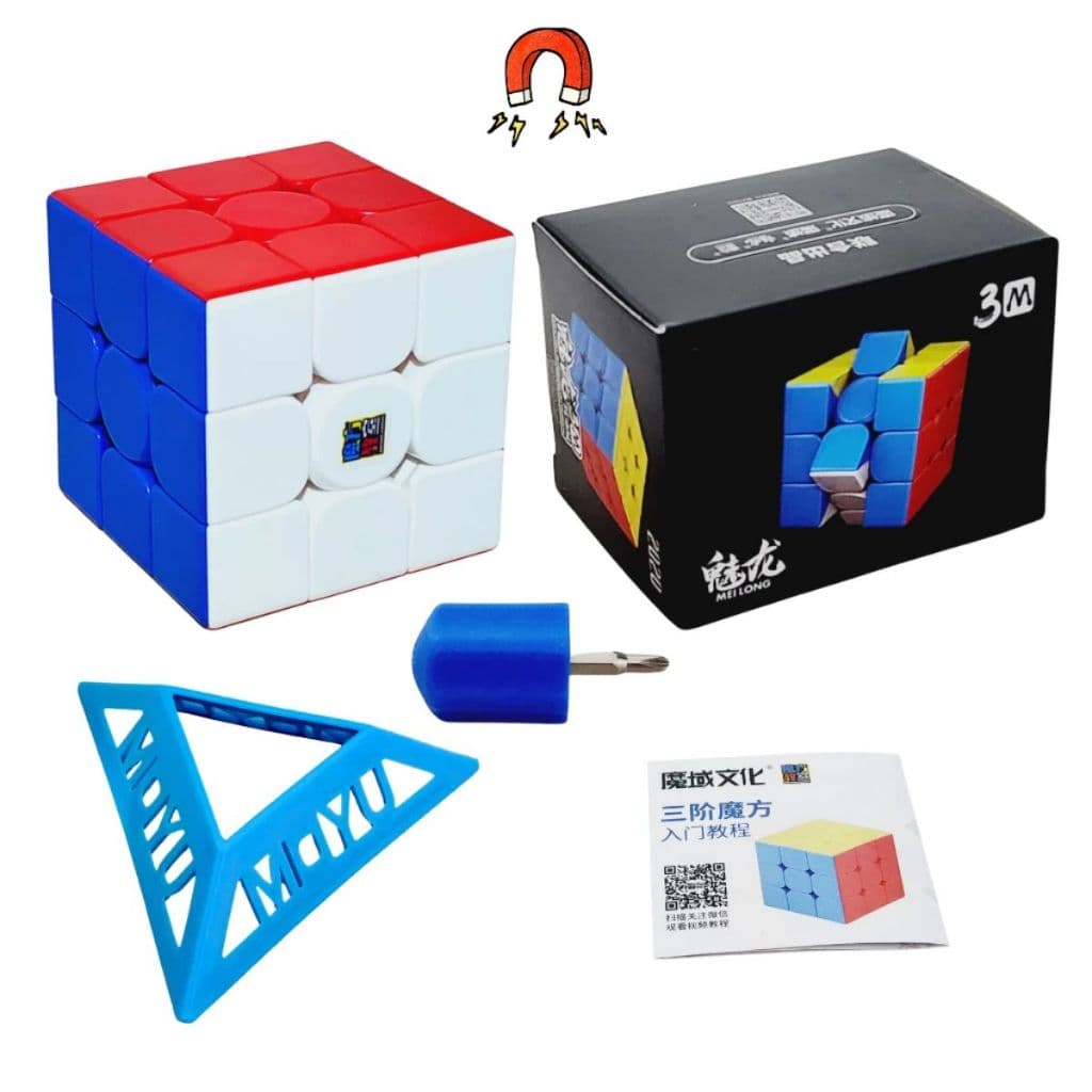 Cubo mágico magnético 3x3x3 moyu meilong 3M