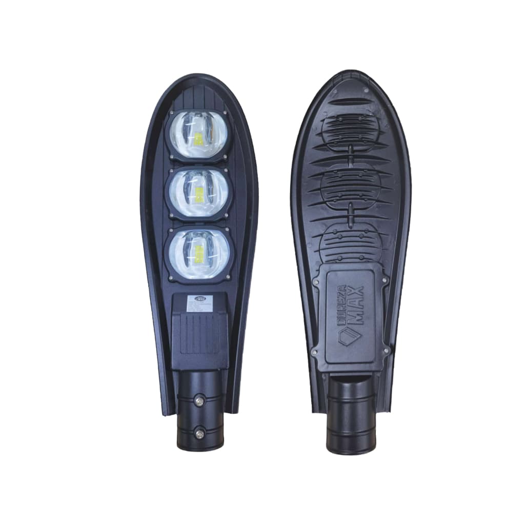 Luminárias Poste 150w Bivolt BRANCO FRIO ou BRANCO QUENTE Pública/praça/rua Preto PETALA ( COB 150W )