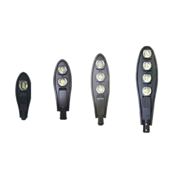 Luminárias Poste Branco Frio 50w/100w/150w/200w/250w Bivolt Pública/praça/rua Preto PETALA ( COB )