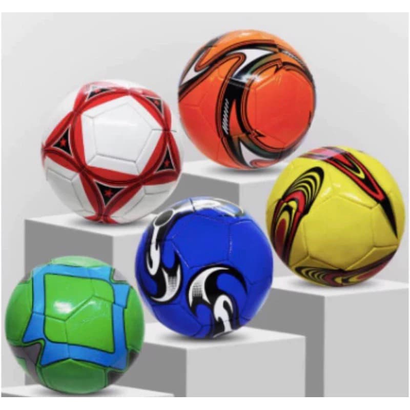 Kit 5 / 10 Unidade Bolas De Futebol Grande N°5 Profissional Cores Aleatórias