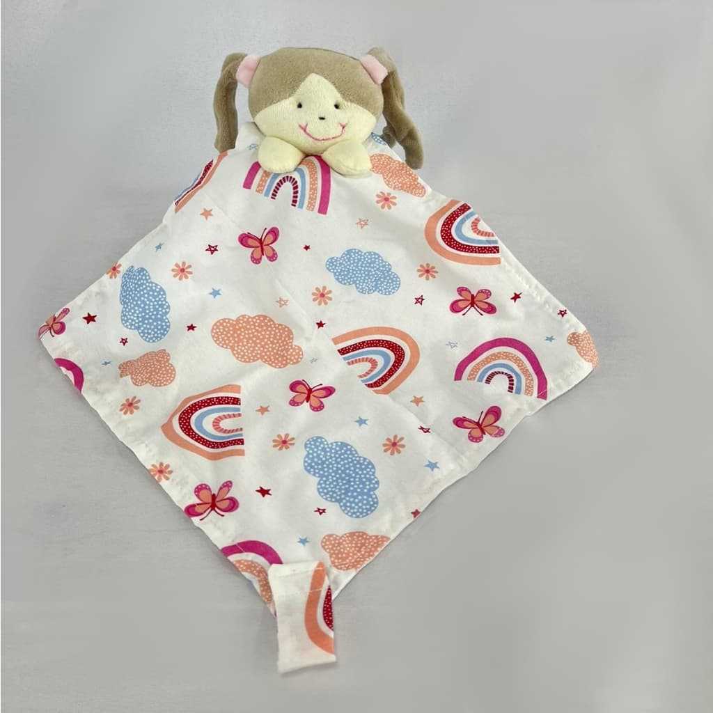 Naninha, porta-chupeta, com bichinhos, algodão, antialérgica.