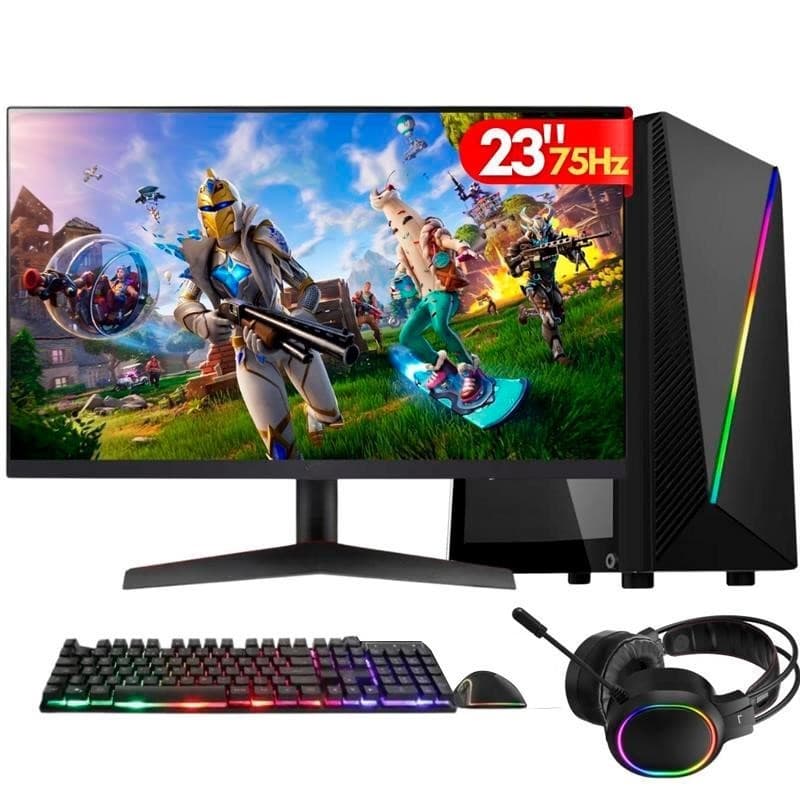 PC Gamer 2Eletro Player, Intel Core i5,16GB,GT 4GB, 1TB, 500W, LED 23" Kit Gamer  - PG2E-RGB1020PL