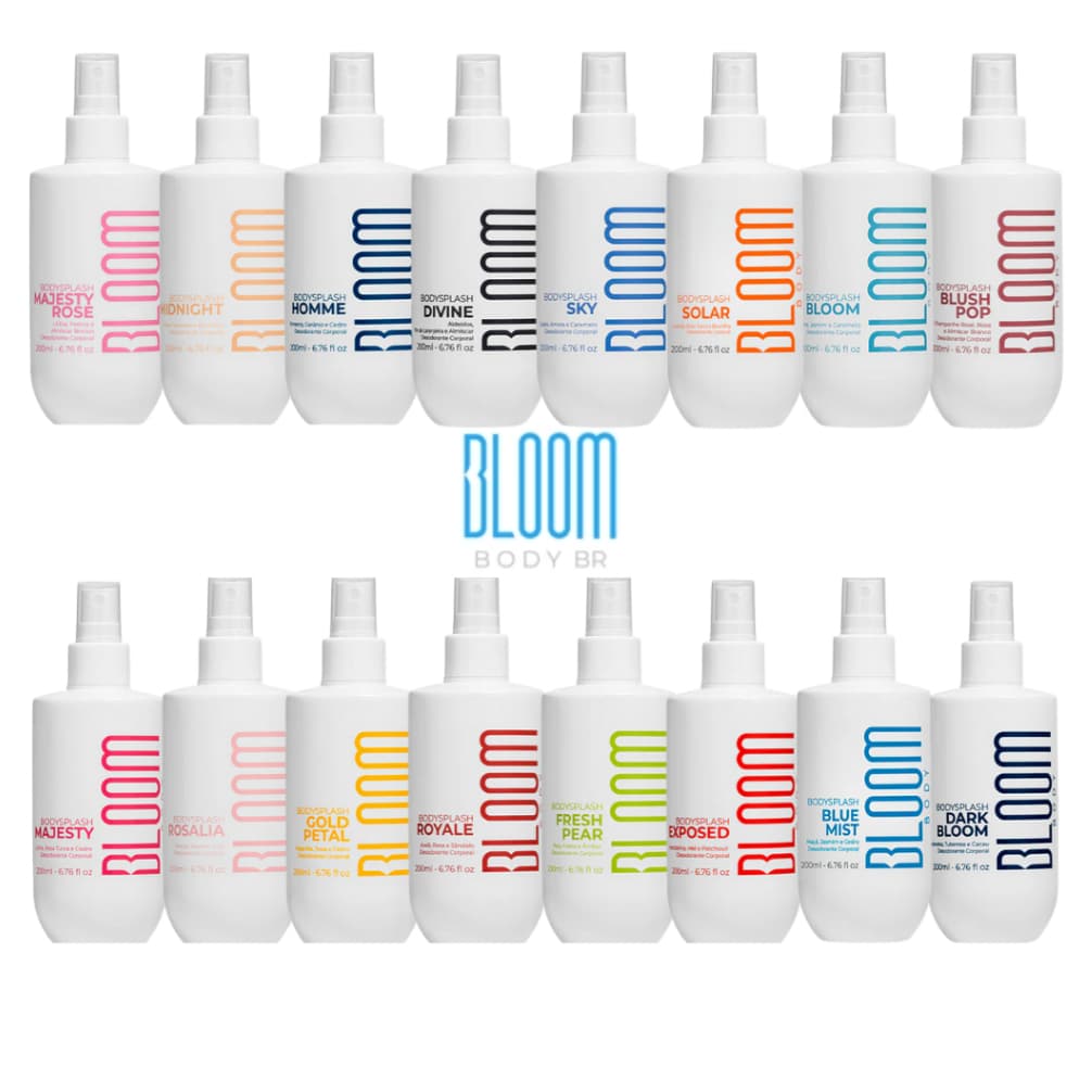 Body Splash Bloom Desodorante Corporal Escolha Sua Fragrancia Favorita - 200ml