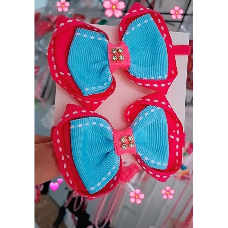 Parzinho na Xuxinha rosa e azul