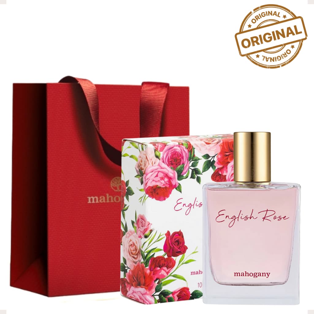 Perfume Mahogany English Rose Floral Leve e Elegante 100ml