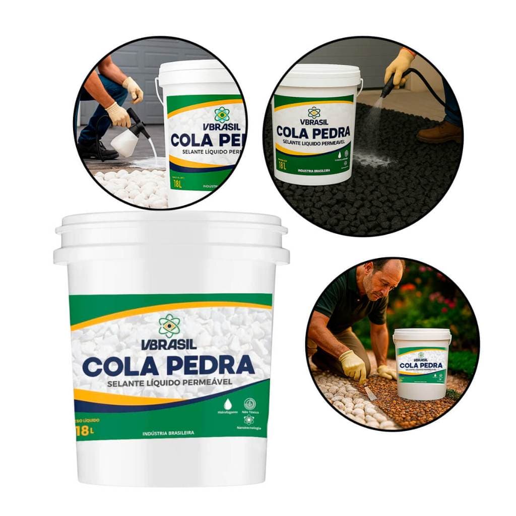 Cola Pedra Fixador de Pedras para Jardim [18 Litros]