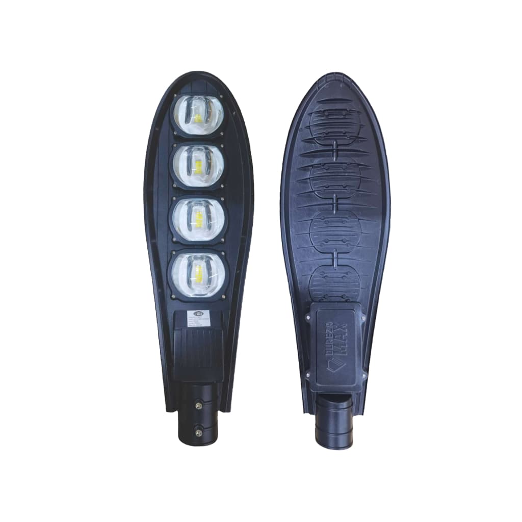 Luminárias Poste 200w Bivolt BRANCO FRIO ou BRANCO QUENTE Pública/praça/rua Preto PETALA ( COB 200W )