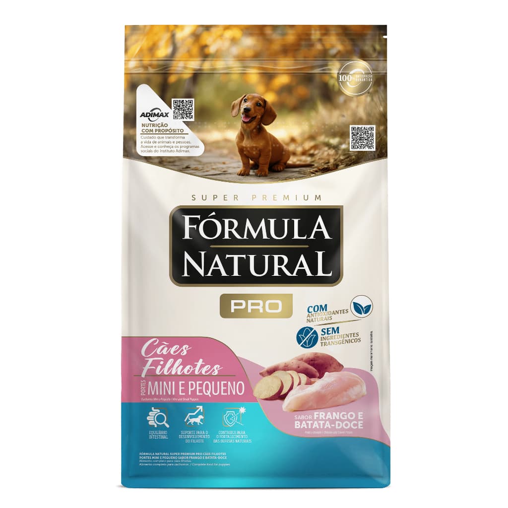 Ração Fórmula Natural Pró Cães Filhotes Mini e Pequeno Frango 15kg