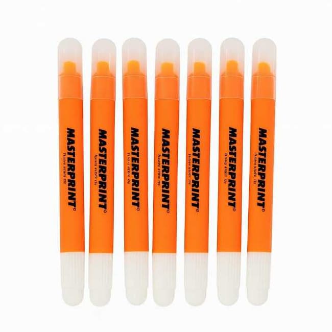 Marca Texto Gel Masterprint Caixa C/ 6 Unidades cor Laranja (MP 613)