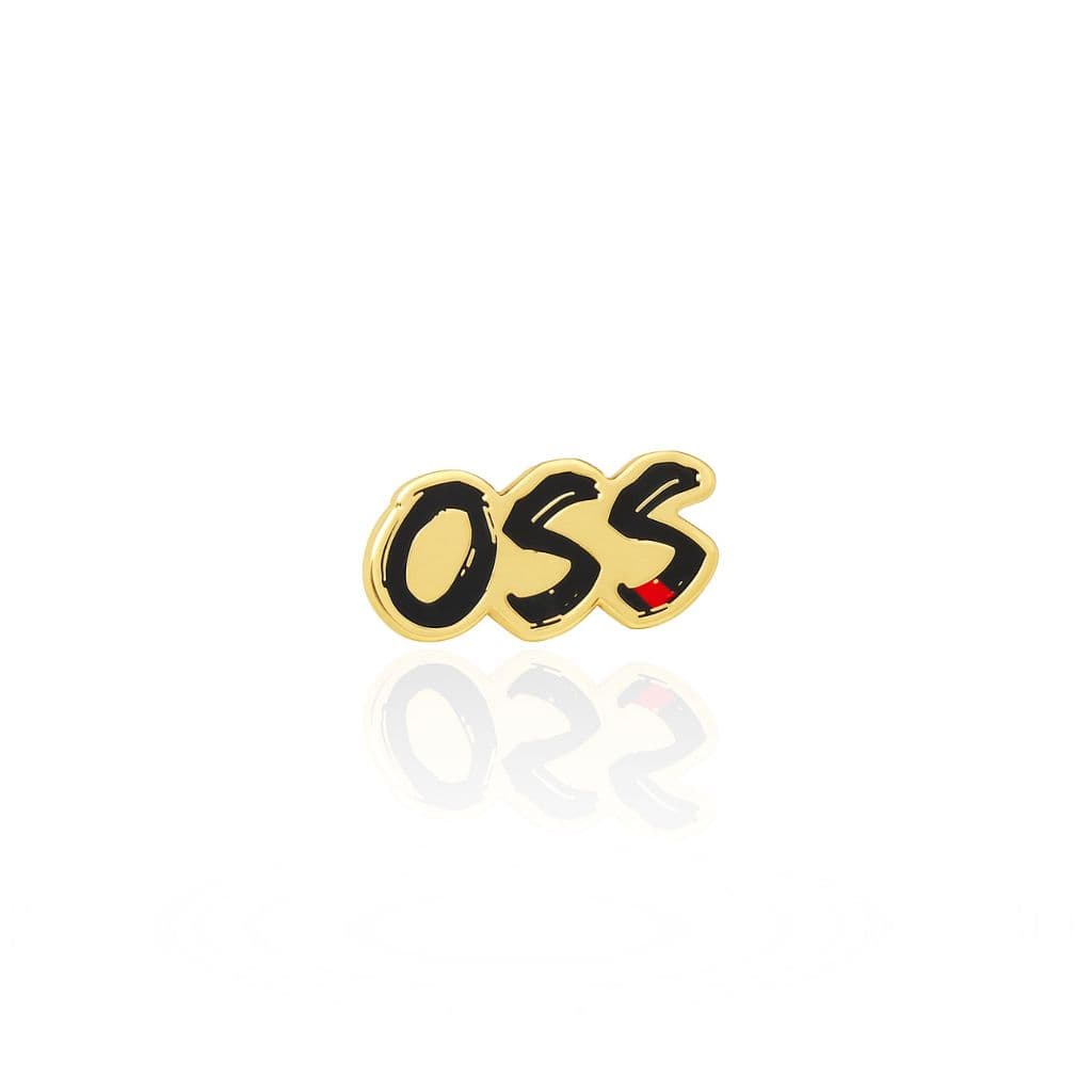 Pin Broche Personalizado Oss Cumprimento LutadorArtes Marciais Oriental Luta Mochila Botton Lapela Metal