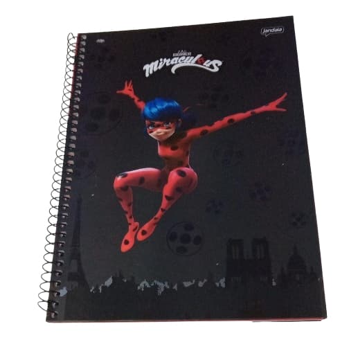 Caderno Universitário Miraculous  - 1 Matéria