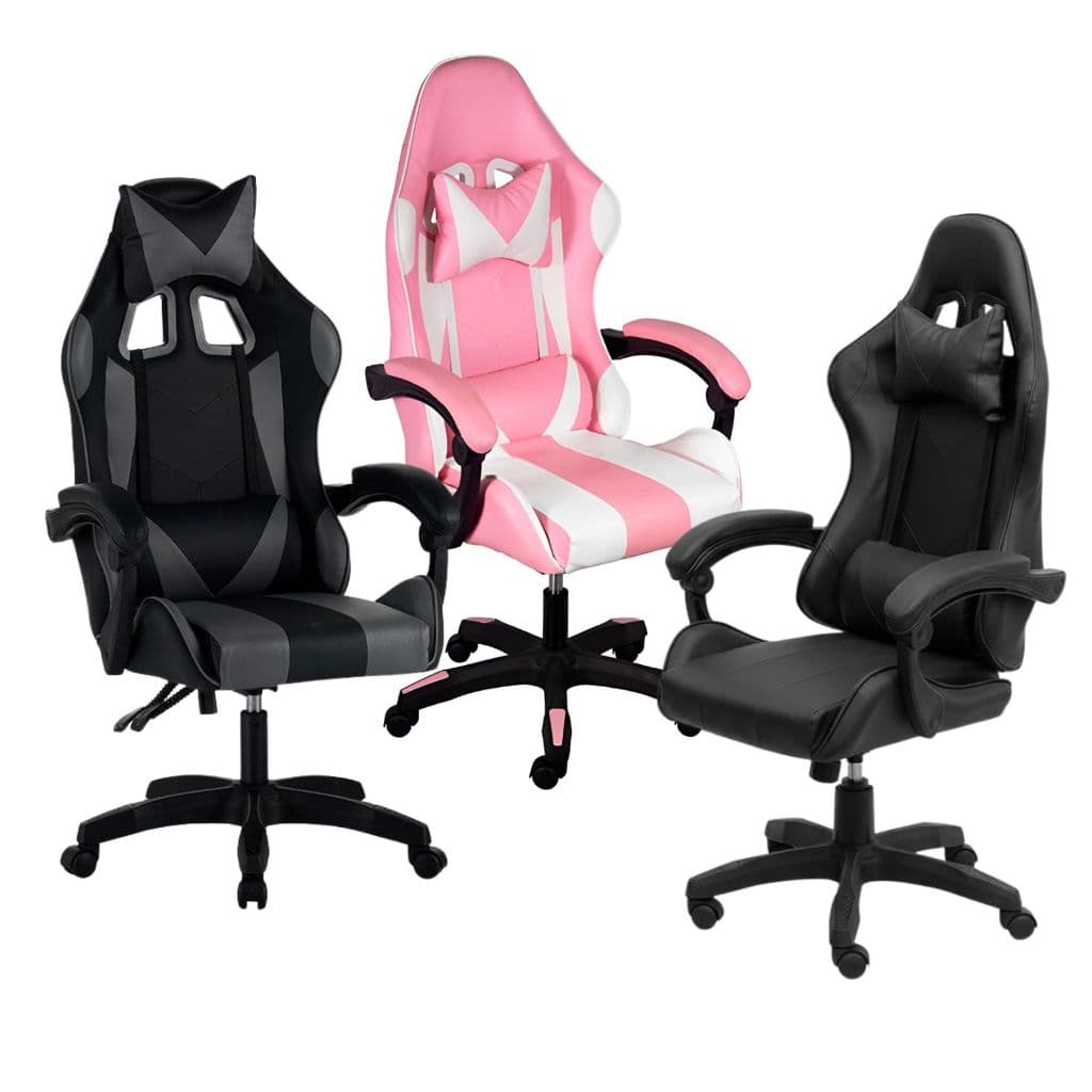 Cadeira Office Gamer Or Design Office Hawker 9915 – Preta, Cinza ou Rosa