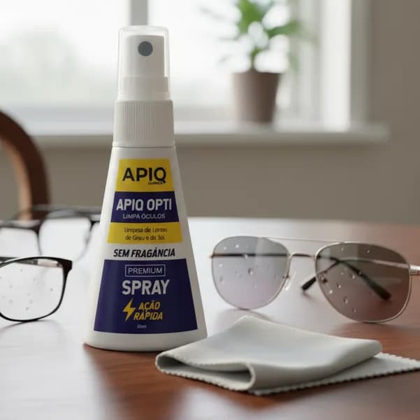 Spray Limpa Lente De Óculos De Sol De Grau Telas Neutro  30ml