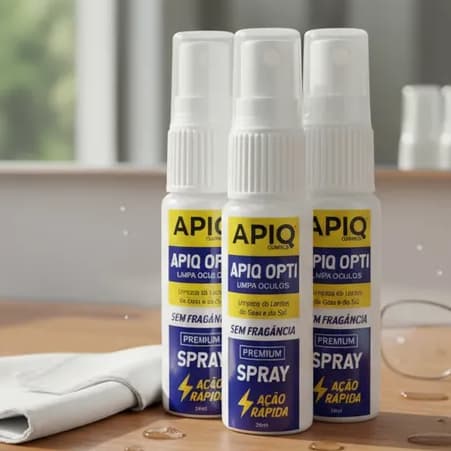 Spray Limpa Lentes De Óculos  De Sol De Grau De Telas 24ml Neutro