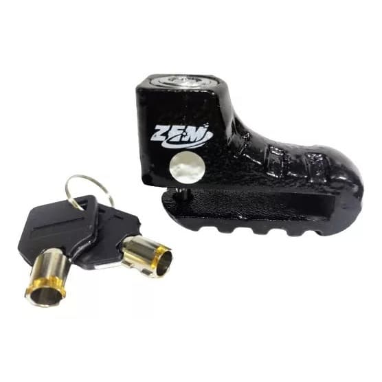 Trava de Disco Cadeado Zem Moto Bike Anti Furto Freio Universal Original