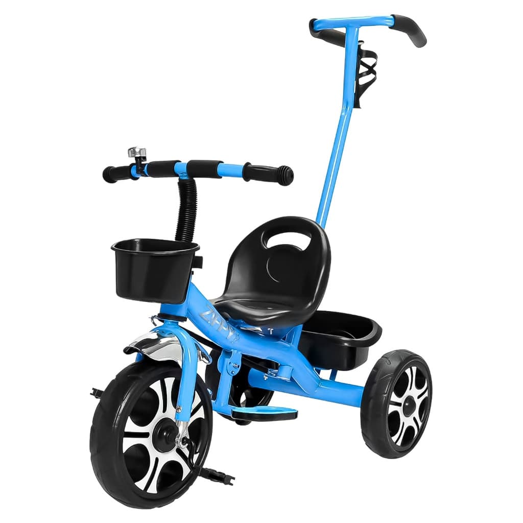 Triciclo Mini Bike 3 Rodas Infantil Até 25 Kg Com Cestinhas E Haste Direcional - Zippy Toys