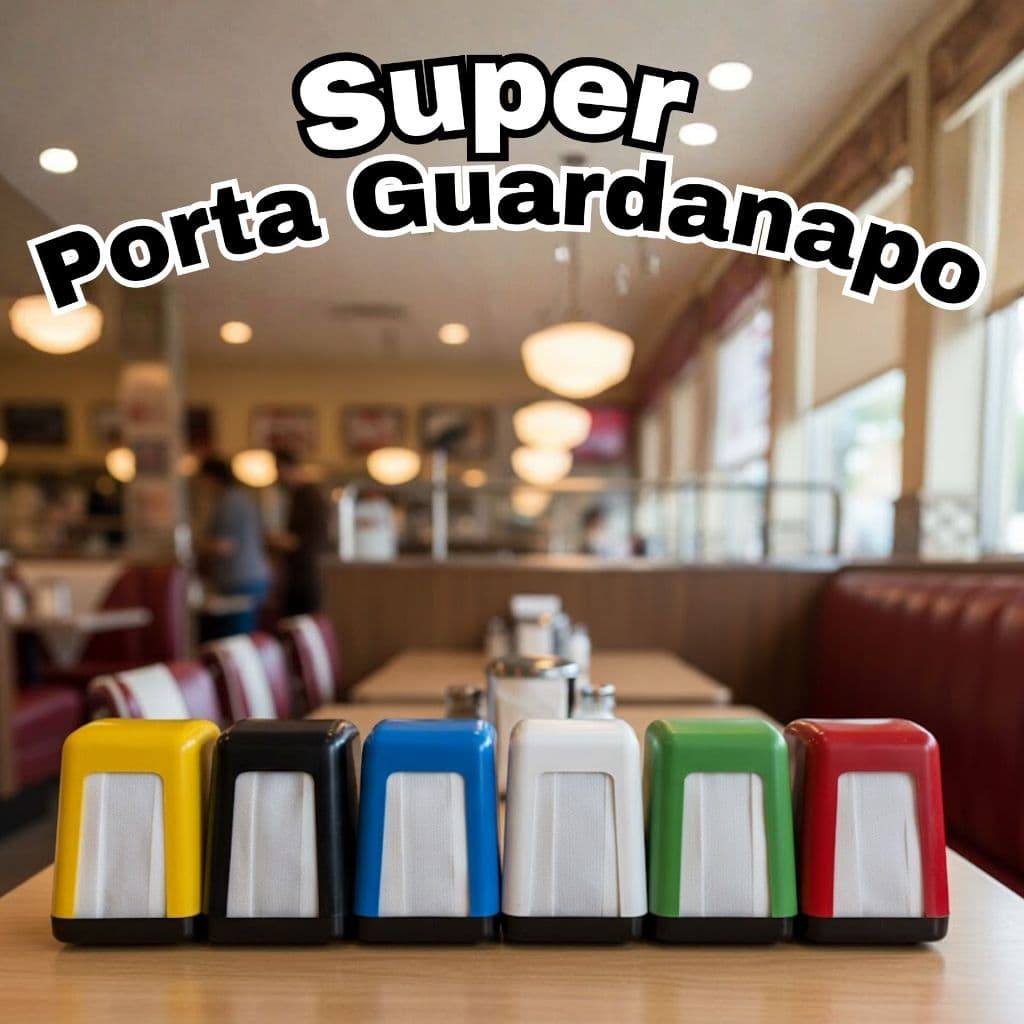 4 Porta Guardanapos Linha Premium Prático Eficiente Envio Já