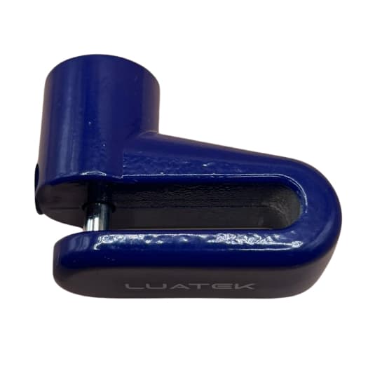 Trava Disco Moto Cadeado Anti Furto Freio Disco Media Cor Azul