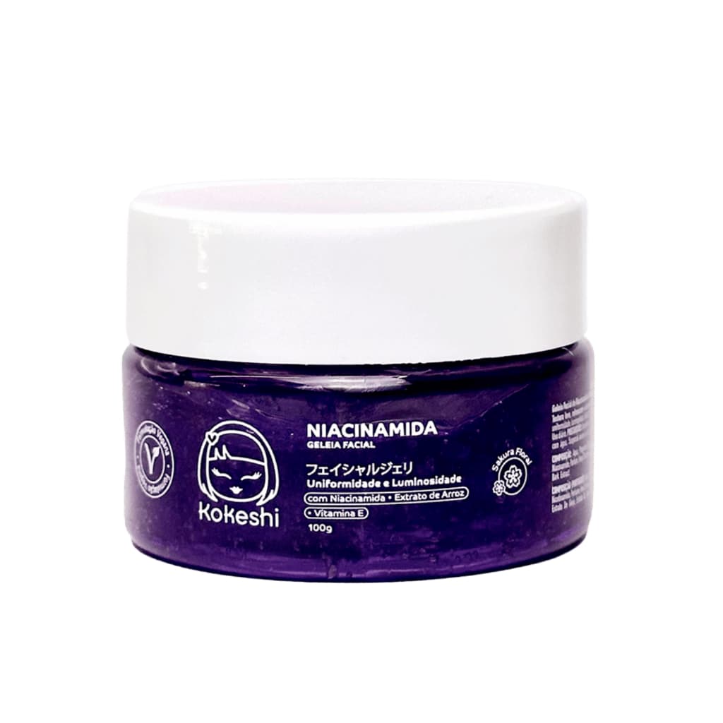 Geleia Hidratante Facial Niacinamida Anti Ruga 100g Kokeshi