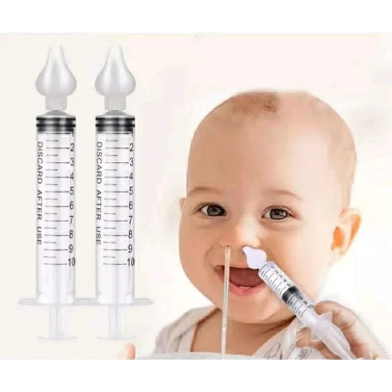 Seringa ponta de silicone lavagem nasal kit c/ 2 unidades
