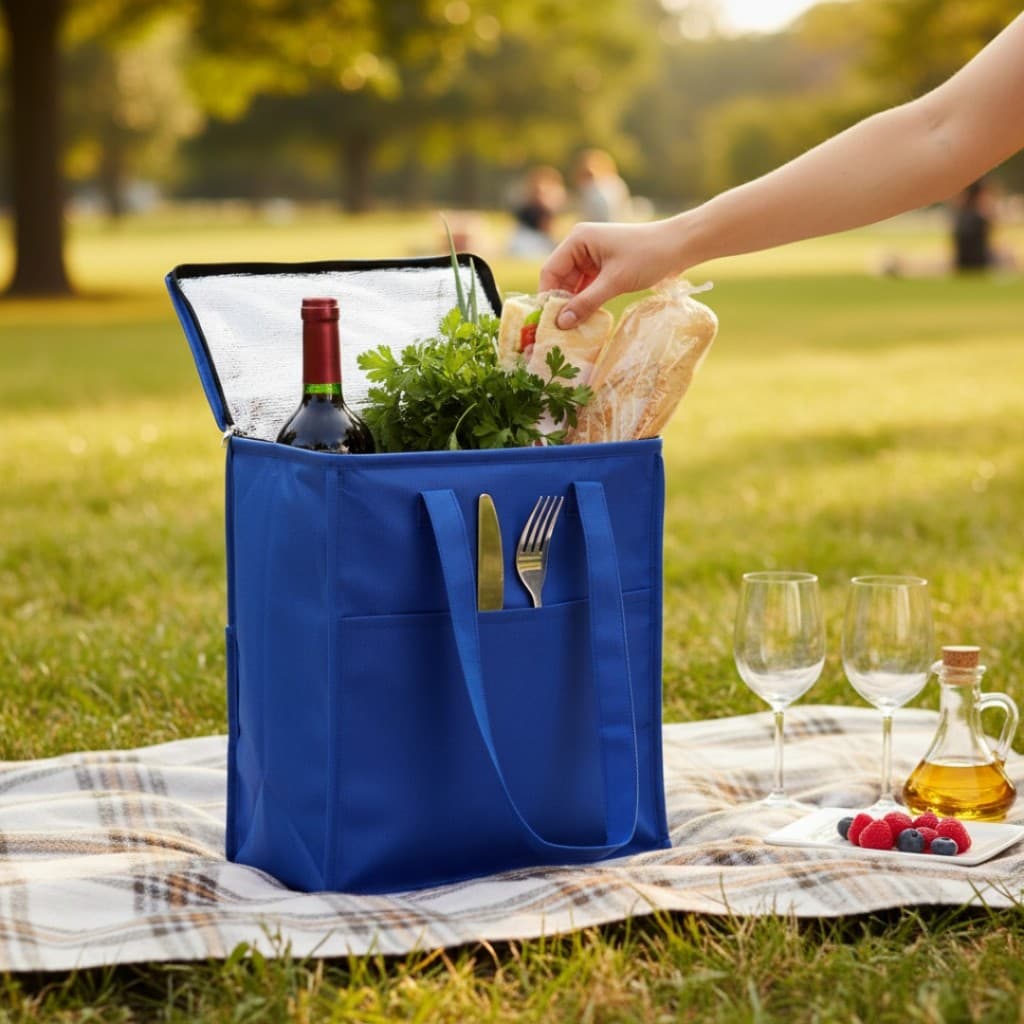 Bolsa Térmica 9 Litros Grande Capacidade Bebidas Marmita Compras