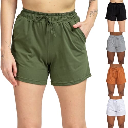 Short Feminino de Malha Algodão Pijama