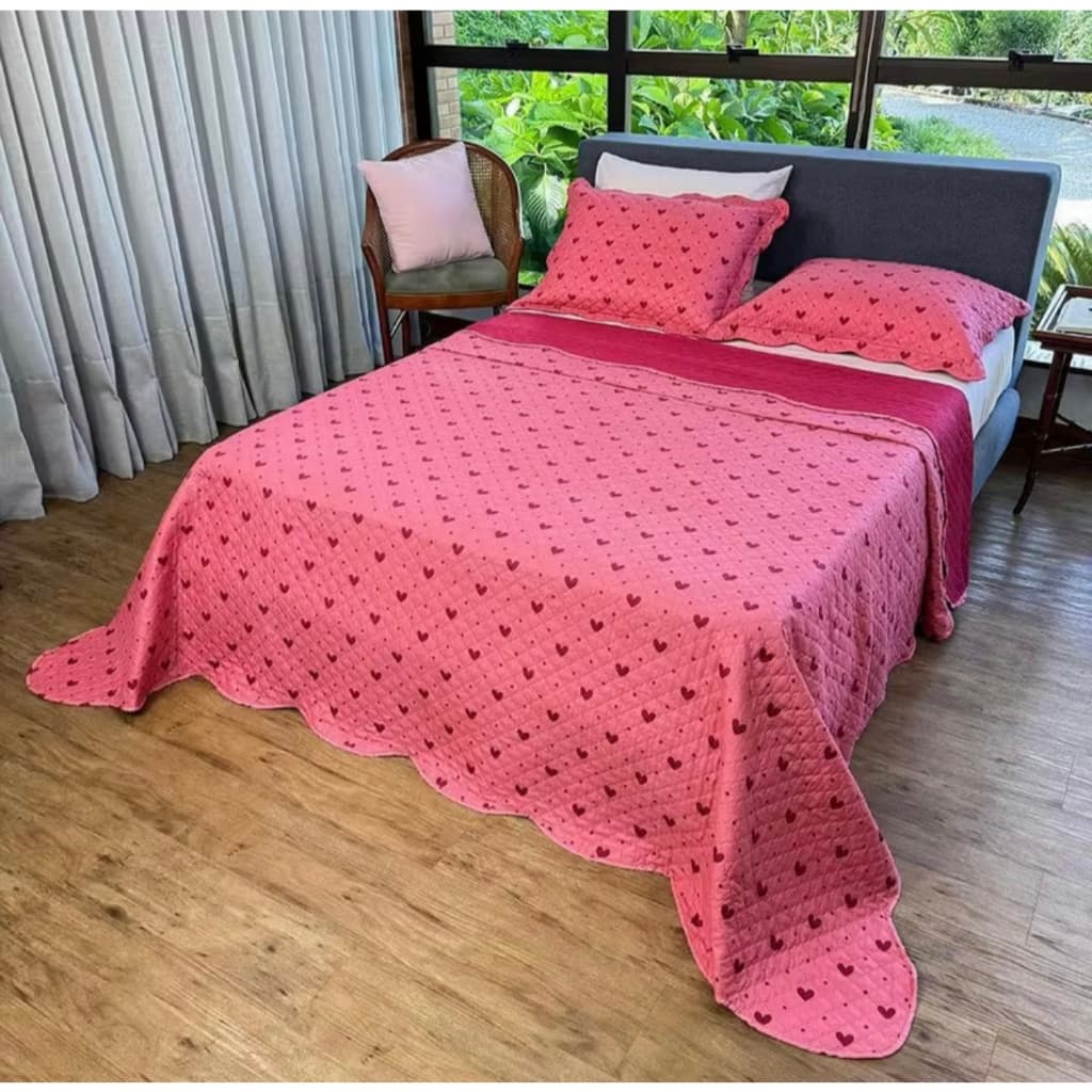 Cobreleito Dupla Face Ternura Soft Queen e King Estampado